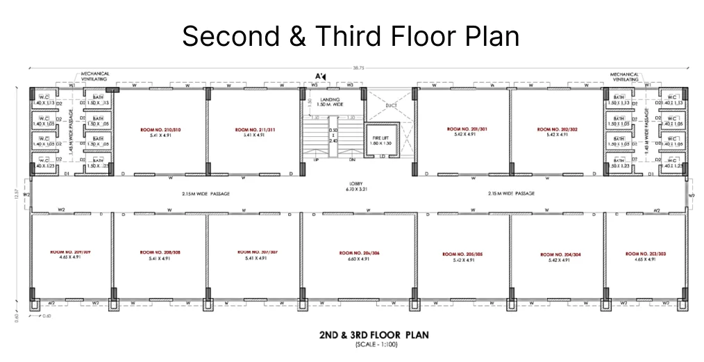 SecondThirdFloorPlan